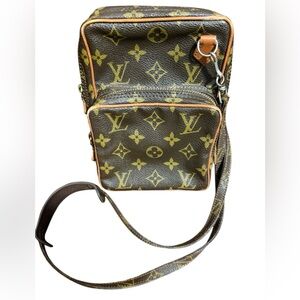 Louis Vuitton Monogram Messenger Bag in Brown and Tan